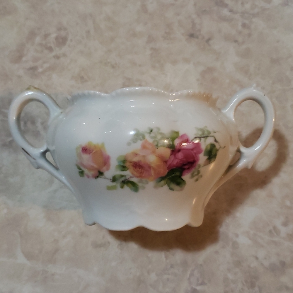 Rare English Royal Staffordshire Sugar Dish